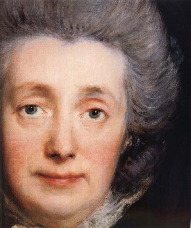Thomas Gainsborough Detail of Portrait of artist-s Wife